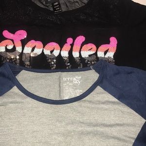 Nice women short sleeve shirts sets